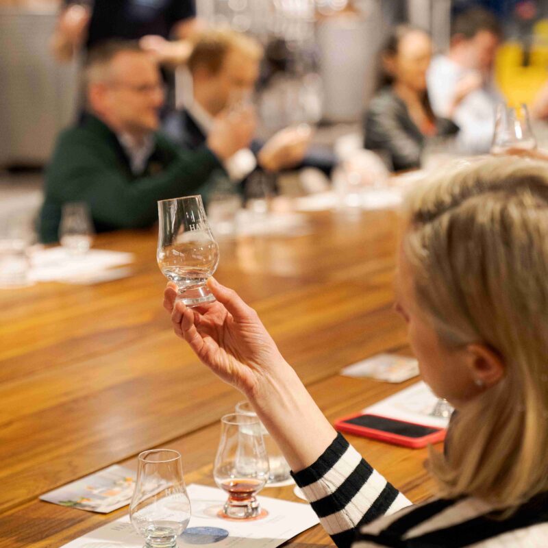 Hayman's Distillery Tour Tasting Table