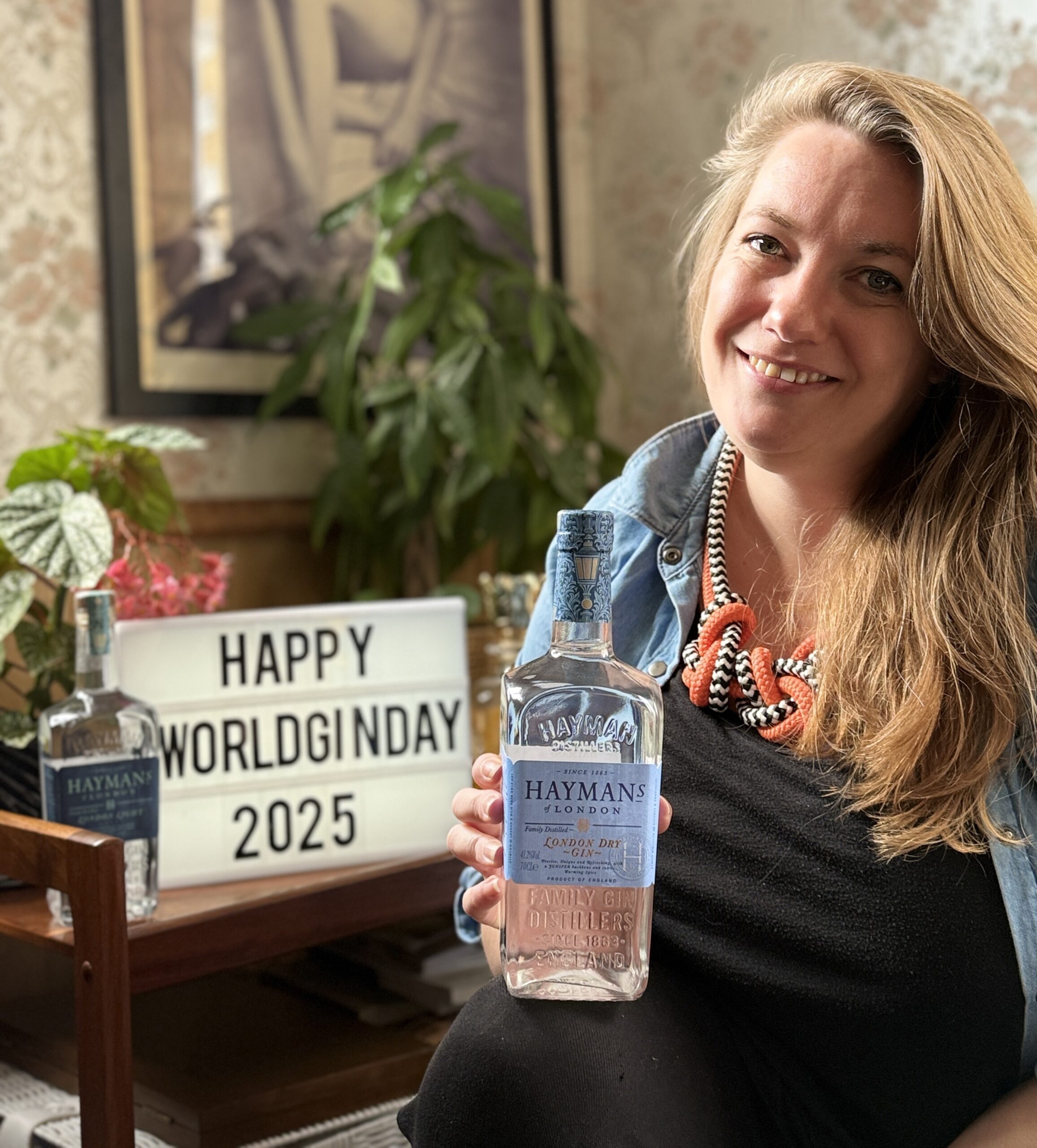 Emma @Ginmonkey with Hayman's London Dry Gin